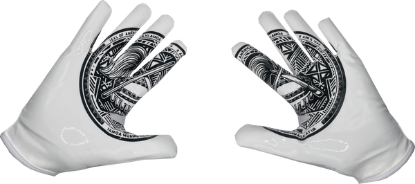 American Samoa Seal Football Gloves