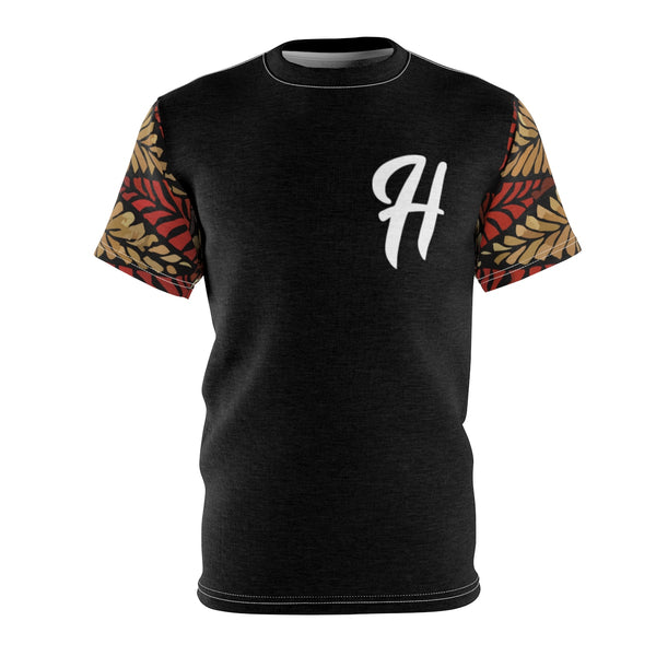 Heirtage Ngatu Sleeve Black Tee