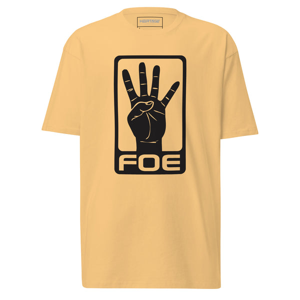 Family Over Everything FOE Fingers Blaq Print Original Premium Tee